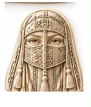 High-Definition "Emirati Woman in Traditional Burqa