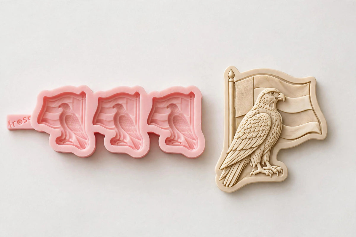 Falcon silicone mould size 4 cm