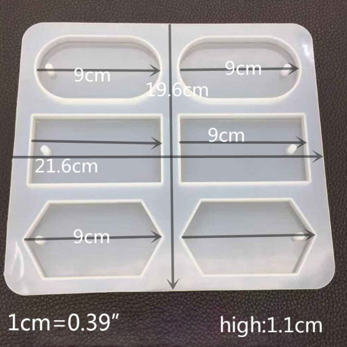 Multi-shaped silicone mold