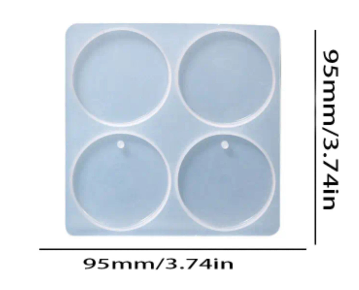 Round silicone mold