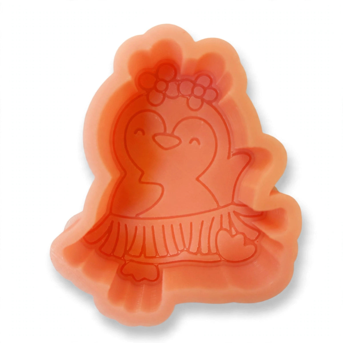 Hula-Dancing Penguin Silicone Mold – 8 cm
