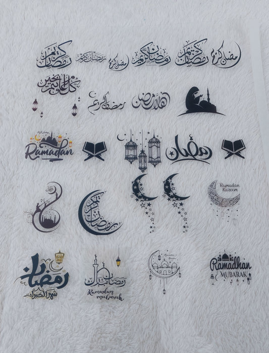 استيكرات رمضانيه A4