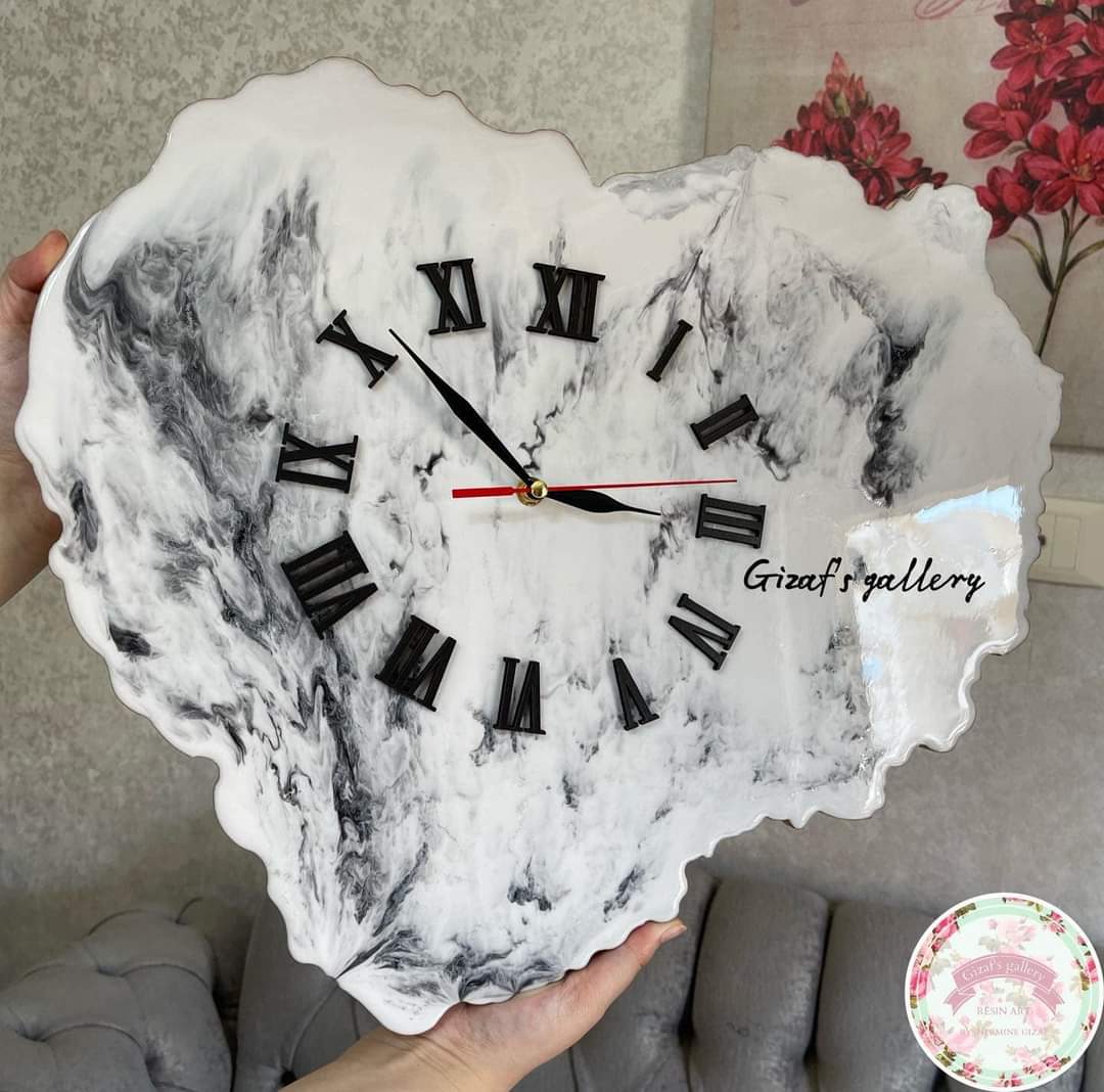 Two pieces of organically designed, irregularly shaped wooden bases (geodes), specially prepared for the manufacture of art wall clocks and handicrafts