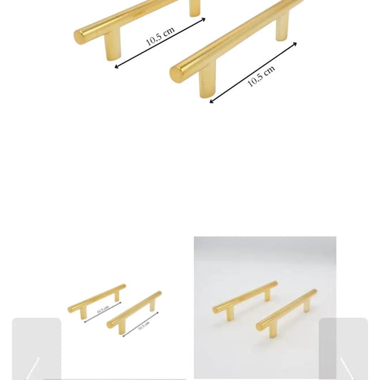 Straight metal tray and furniture handles are used to make serving trays made of resin, acrylic, or wood, and give the pieces a modern and elegant touch