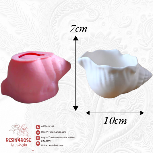 Shell silicone molds are made of silicone for casting resin and plaster