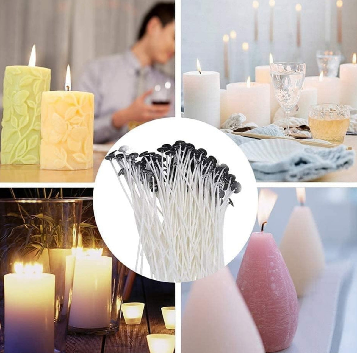white wax wick