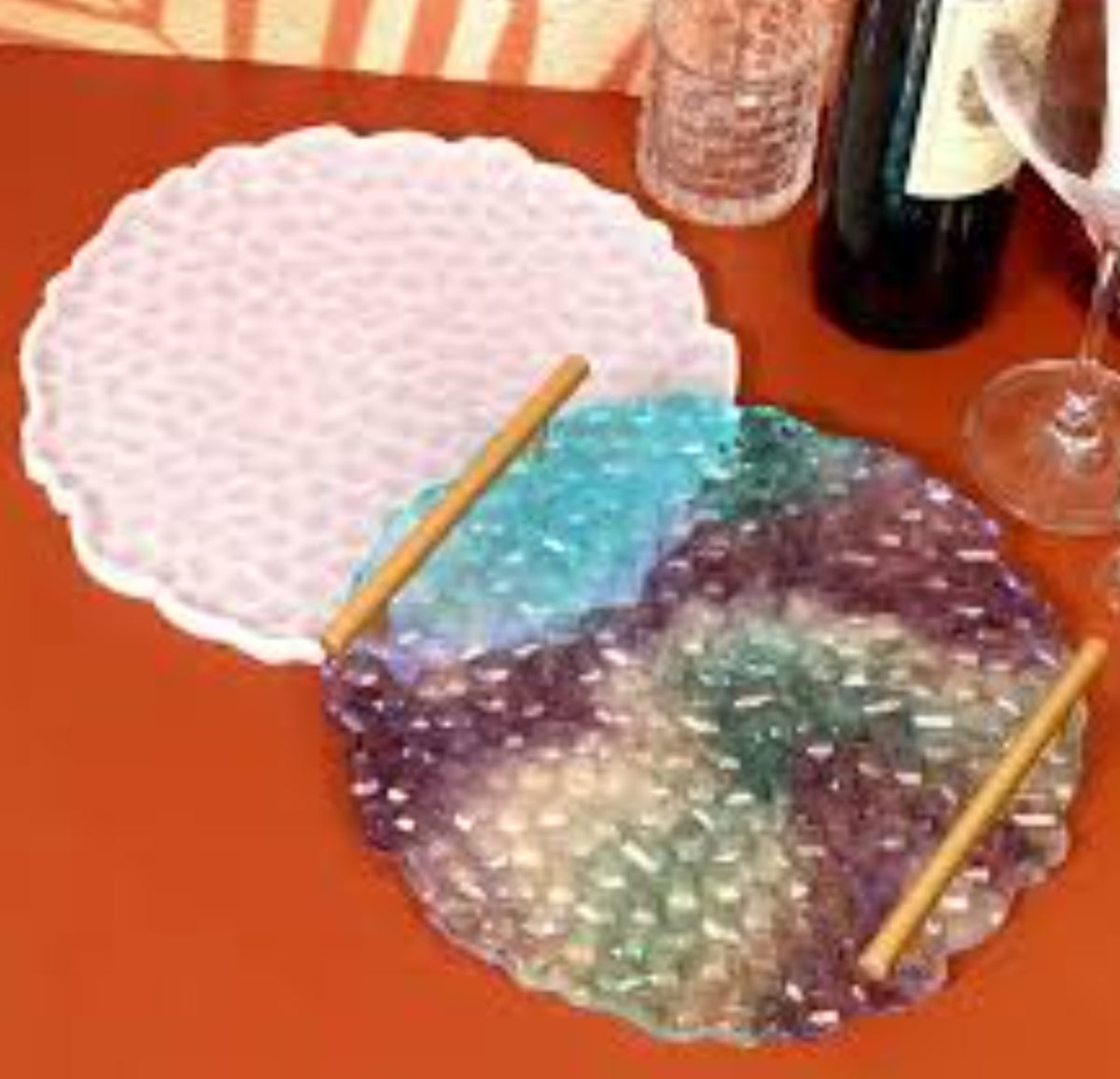 Crystal tray silicone mold