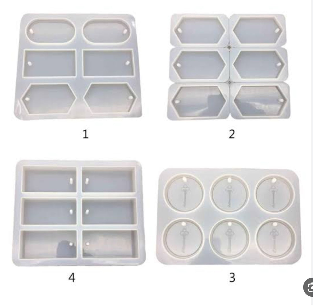 Multi-shaped silicone mold