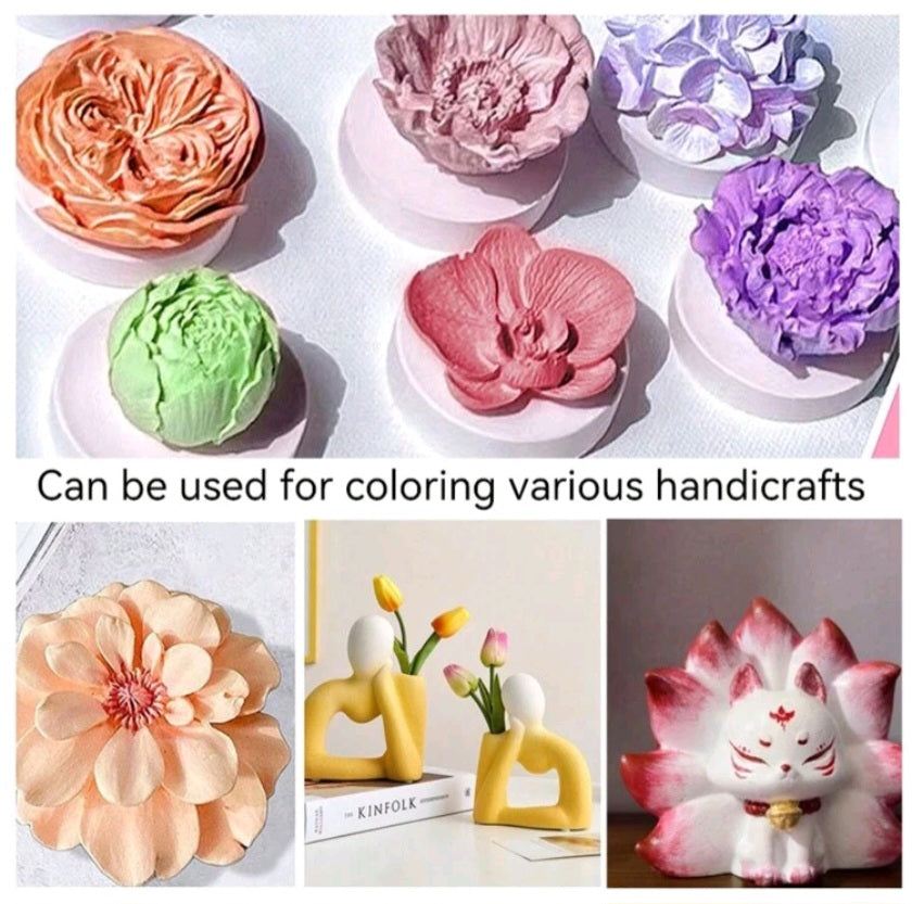 24 Concentrated colors for plaster and candlesHigh quality