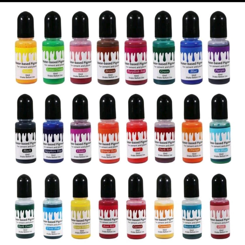 24 Concentrated colors for plaster and candlesHigh quality