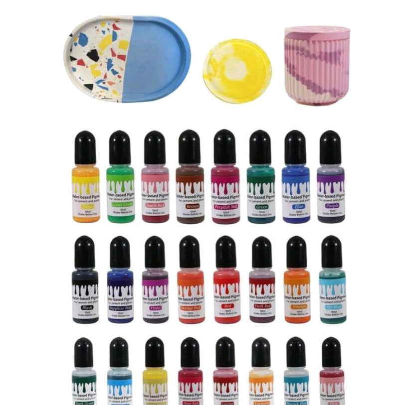 24 Concentrated colors for plaster and candlesHigh quality