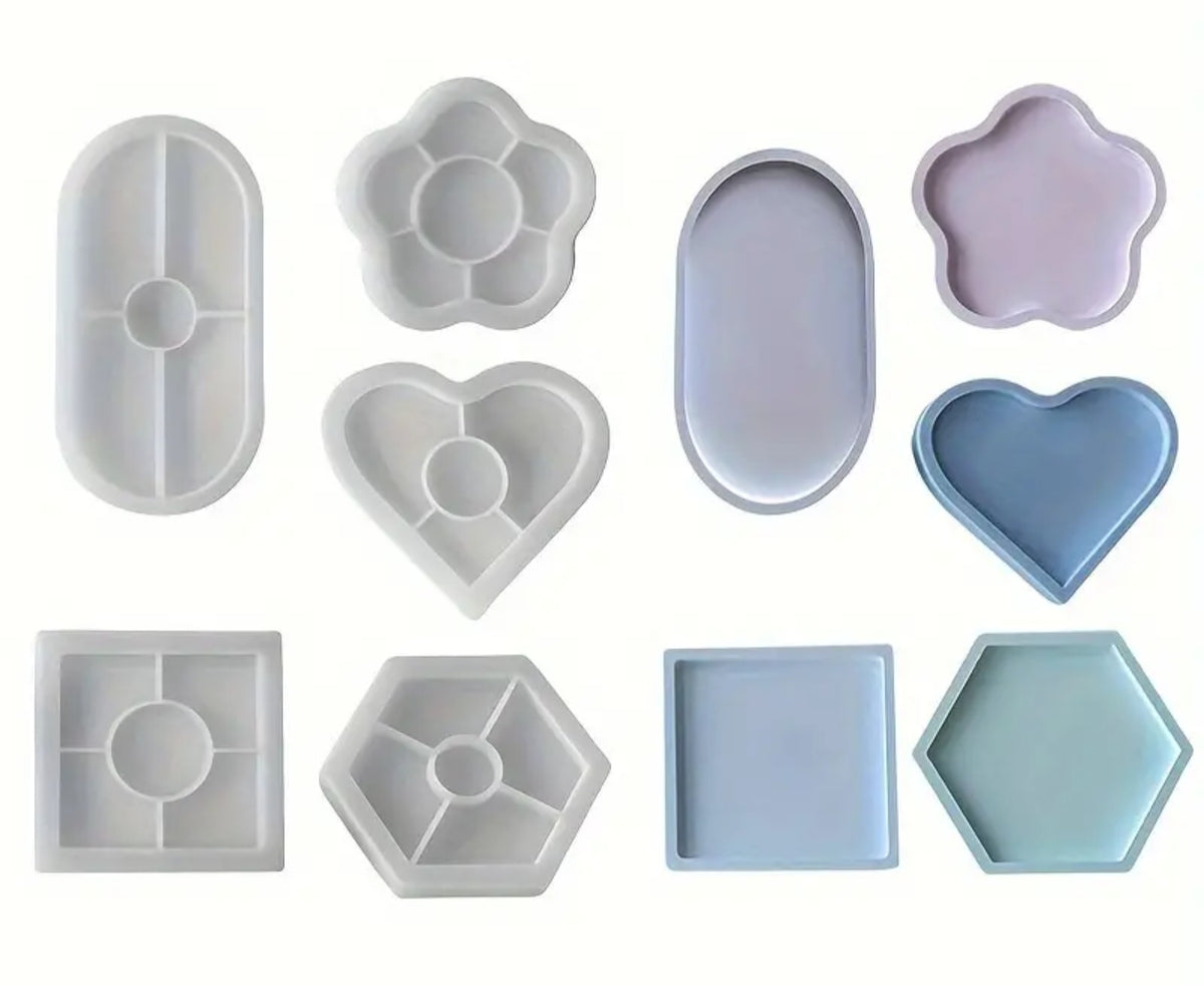 Deep molds in different shapes