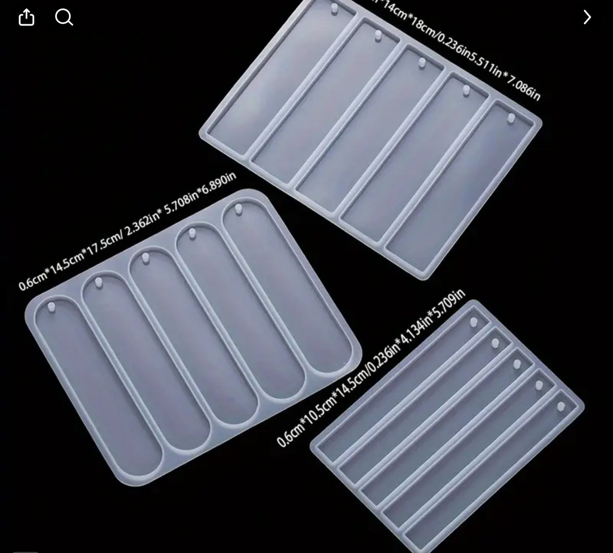 Silicone separator mold