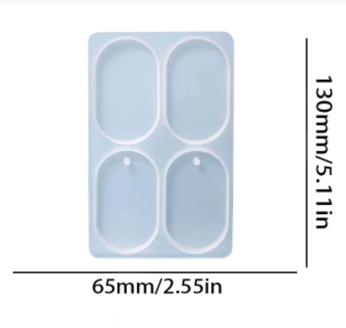 oval silicone mold