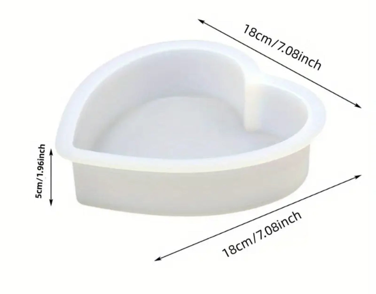 Deep silicone mold for preserving flowers
