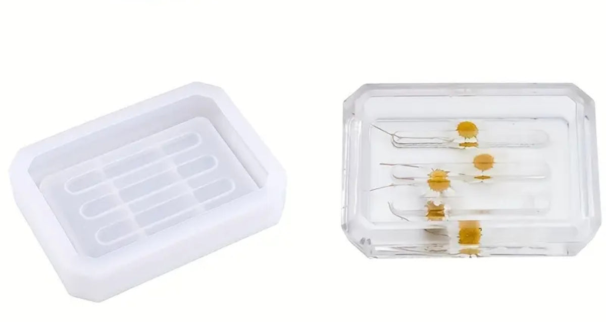 Silicone soap mold
