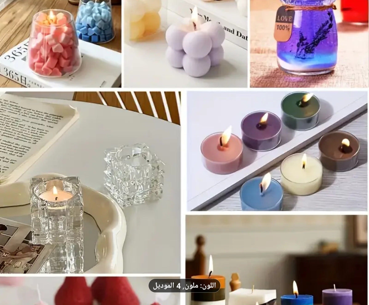 30 concentrated colors for plaster and candles