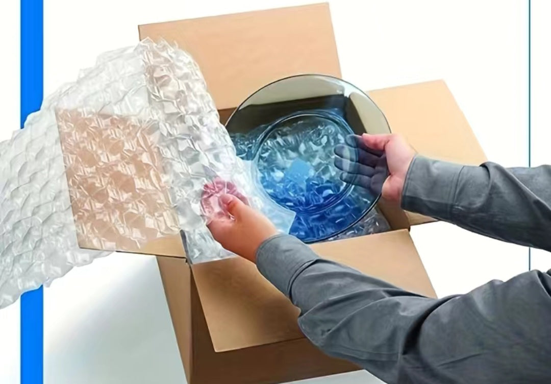 Nylon bubble wrap roll for the most efficient packaging and protection to safeguard products and artwork from bumps, scratches, or breakage during shipping and transport