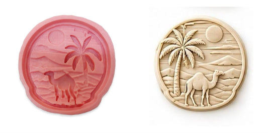 Camel, Palm Tree, and Desert Silicone Mold – Emirati Heritage Design