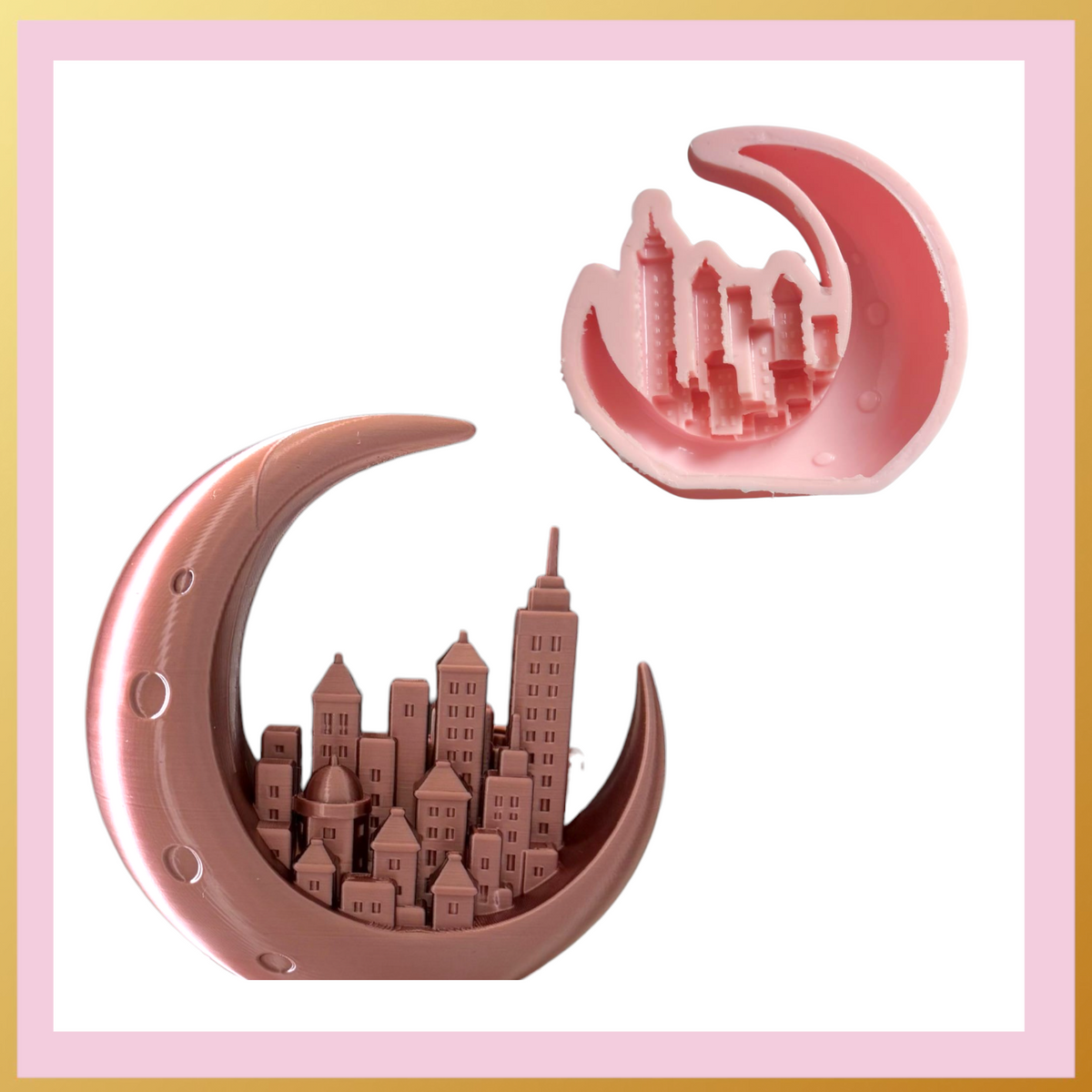 Crescent and Mosque Silicone Molds