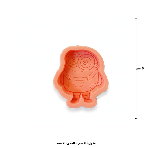 Cartoon Character in Workwear Silicone Mold – 8 cm